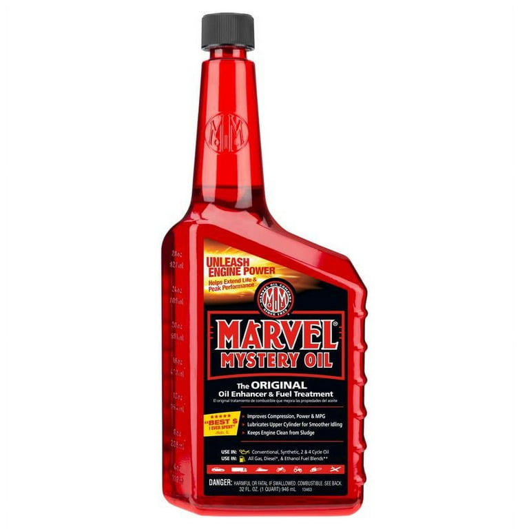 Marvel Mystery Oil - Oil Enhancer and Fuel Treatment, 32 Ounce (Pack of 3)