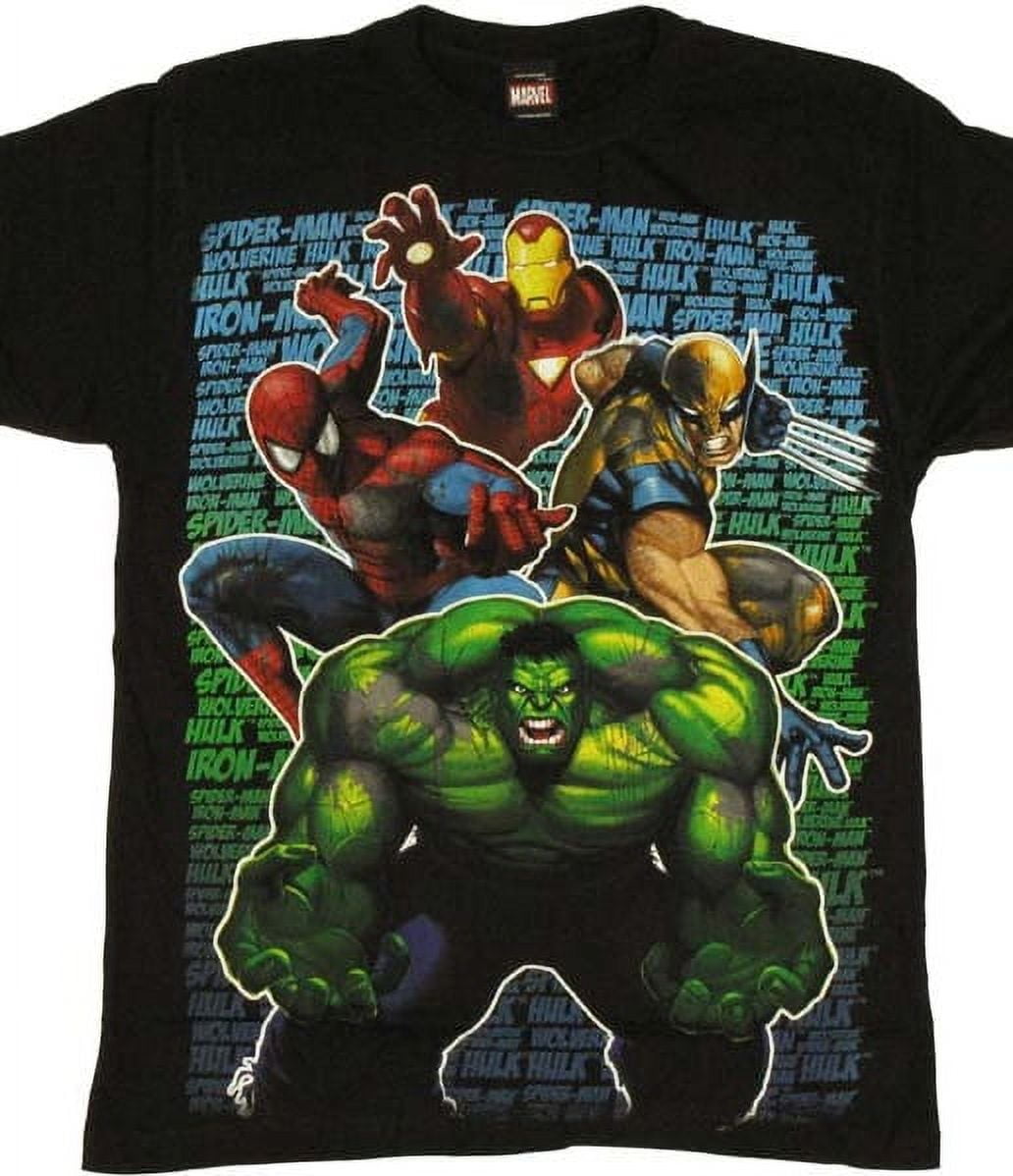 Marvel Names T Shirt