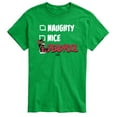 thumbnail image 1 of Marvel - Naughty Nice Deadpool - Men's Short Sleeve Graphic T-Shirt, 1 of 4