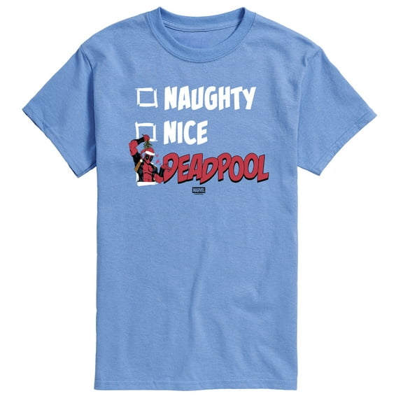 Marvel - Naughty Nice Deadpool - Men's Short Sleeve Graphic T-Shirt
