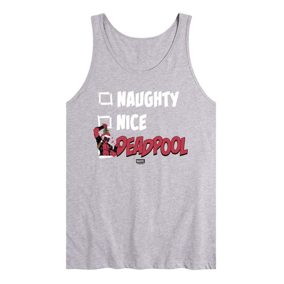 Marvel - Naughty Nice Deadpool - Men's Sleeveless Graphic Tank