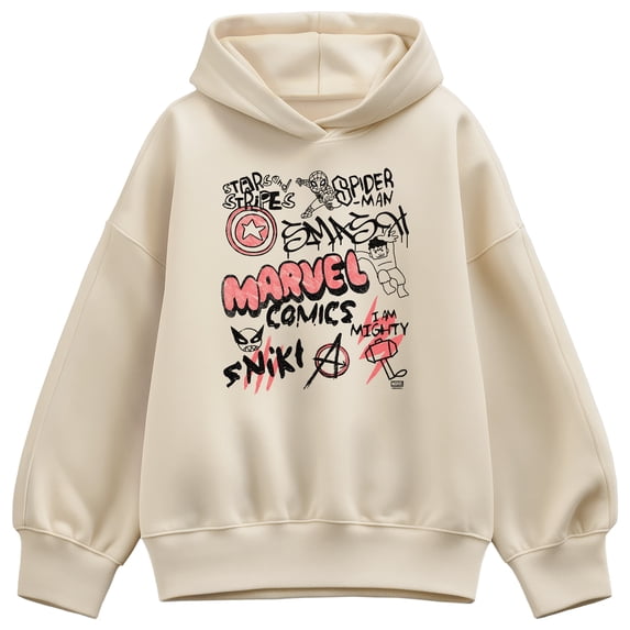 Marvel - Notebook - Women's Oversized Fleece Hoodie Sweatshirt