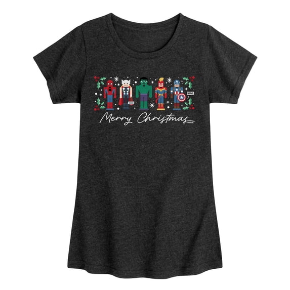Marvel - Nutcrackers Girls' Fitted Short Sleeve Graphic T-Shirt