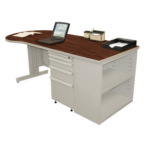 Marvel Office Furniture Zapf Computer Desk with Bookcase