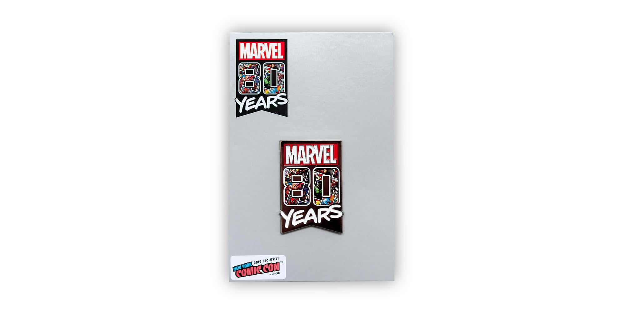 Marvel Official 80 Years Exclusive Enamel Collectible Pin | Measures 2 ...