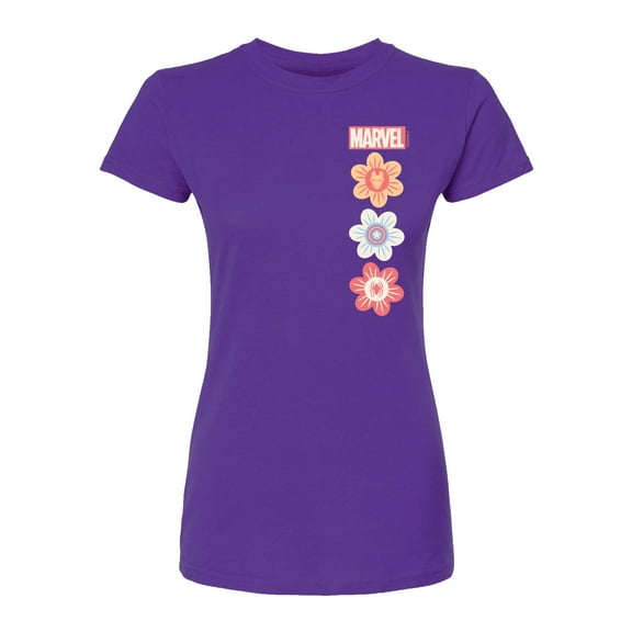 Marvel - Pastel Spring - Juniors Fitted Graphic T-Shirt