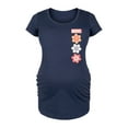 thumbnail image 1 of Marvel - Pastel Spring - Maternity Scoop Neck Graphic T-Shirt, 1 of 4