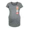 thumbnail image 1 of Marvel - Pastel Spring - Maternity Scoop Neck Graphic T-Shirt, 1 of 4