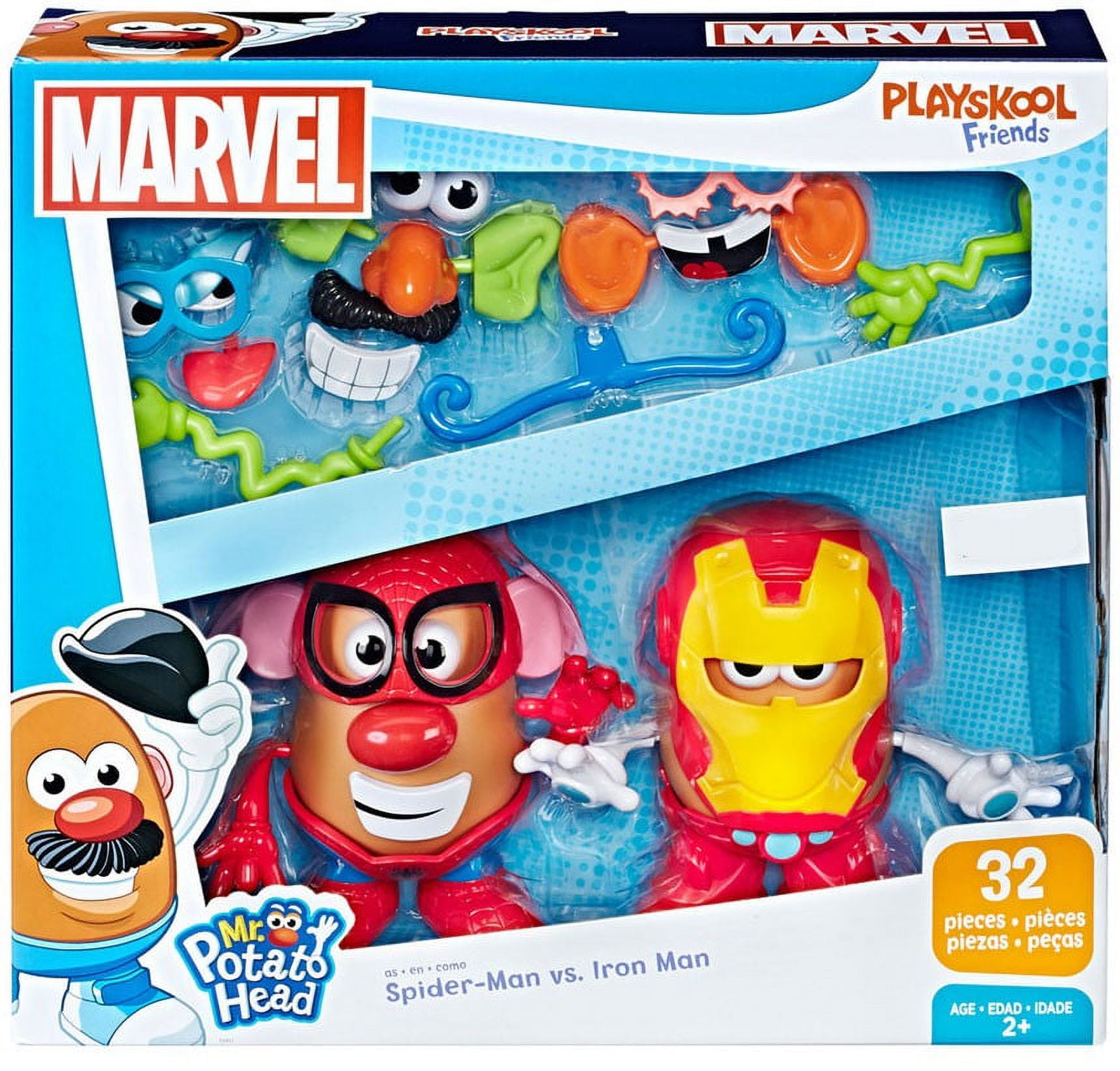 MR POTATO HEAD Bundle - 3 Heads with Accessories including Marvel