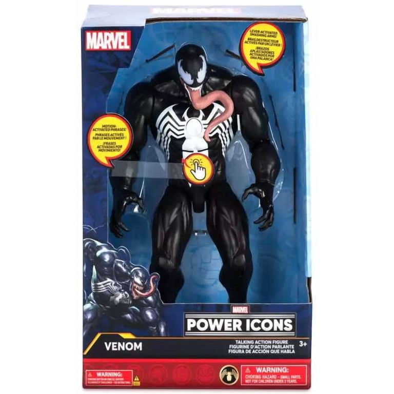 marvel icons ヴェノム Marvel Power Icons Venom Talking Action Figure - Walmart.com