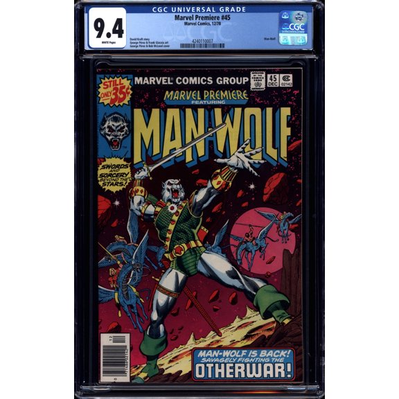 Marvel Premiere #45 - CGC 9.4 Comic Book