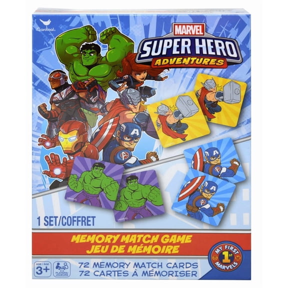 Marvel Preschool 72pc Memory Match