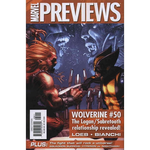 Marvel Previews #39 VF ; Marvel Comic Book