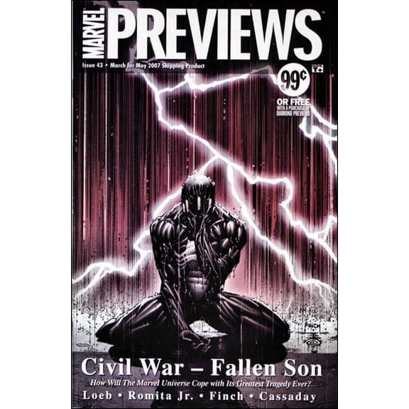 Marvel Previews #43 VF ; Marvel Comic Book