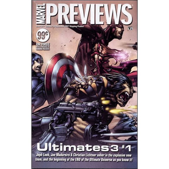 Marvel Previews #50 VF ; Marvel Comic Book