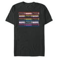 thumbnail image 1 of Marvel Pride Flag Logo Colors of the Rainbow - Short Sleeve Blended T-Shirt for Adults - Customized-Dark Heather, 1 of 5