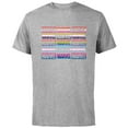 thumbnail image 1 of Marvel Pride Flag Logo Colors of the Rainbow - Short Sleeve Cotton T-Shirt for Adults - Customized-Athletic Heather, 1 of 5