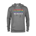 thumbnail image 1 of Marvel Pride Flag Rainbow Marvel Heroes Logo - Pullover Hoodie for Adults - Customized-Graphite Heather, 1 of 5