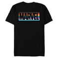 thumbnail image 1 of Marvel Pride Inclusive Rainbow Colors Logo - Short Sleeve Blended T-Shirt for Adults - Customized-Black, 1 of 5