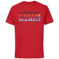 thumbnail image 1 of Marvel Pride Inclusive Rainbow Colors Logo - Short Sleeve Cotton T-Shirt for Adults - Customized-Red, 1 of 5