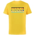 thumbnail image 1 of Marvel Pride Inclusive Rainbow Colors Logo - Short Sleeve Cotton T-Shirt for Adults - Customized-Yellow, 1 of 5