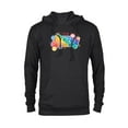 thumbnail image 1 of Marvel Pride Rainbow Avengers Pride Hero Icons & Doodles- Pullover Hoodie for Adults - Customized-Black, 1 of 5