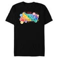 thumbnail image 1 of Marvel Pride Rainbow Avengers Pride Hero Icons & Doodles- Short Sleeve Blended T-Shirt for Adults - Customized-Black, 1 of 5