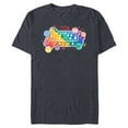 thumbnail image 1 of Marvel Pride Rainbow Avengers Pride Hero Icons & Doodles- Short Sleeve Blended T-Shirt for Adults - Customized-Navy Heather, 1 of 5