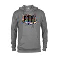 thumbnail image 1 of Marvel Pride Rainbow Flags Proud Heroes Stickers Est. ‘39 - Pullover Hoodie for Adults - Customized-Graphite Heather, 1 of 5