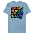 thumbnail image 1 of Marvel Pride Rainbow Have Pride & Show Your Rainbow Glow - Short Sleeve Blended T-Shirt for Adults - Customized-Ocean Blue, 1 of 5