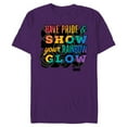 thumbnail image 1 of Marvel Pride Rainbow Have Pride & Show Your Rainbow Glow - Short Sleeve Blended T-Shirt for Adults - Customized-Purple, 1 of 5