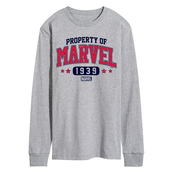 Marvel - Property Of - Men's Long Sleeve Graphic T-Shirt