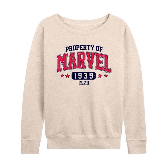 Marvel - Property Of - Women's French Terry Pullover Sweatshirt