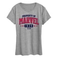 thumbnail image 1 of Marvel - Property Of - Women's Short Sleeve Graphic T-Shirt, 1 of 5