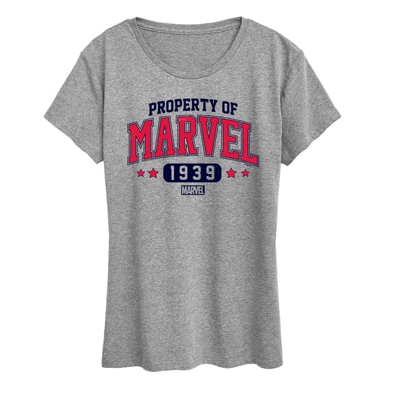 Marvel - Property Of - Women's Short Sleeve Graphic T-Shirt