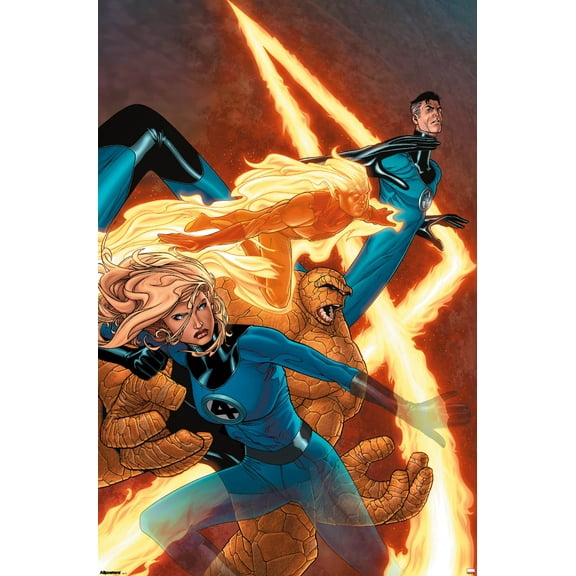 Marvel Publishing: Fantastic Four - Marvel Knights 4 #9 Wall Poster, 14.725" x 22.375"