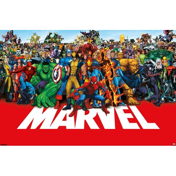 Marvel Publishing - The Marvel Lineup 2025 Wall Poster, 22.375" x 34"