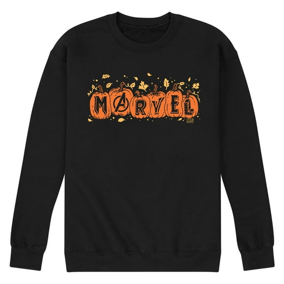 Marvel - Pumpkin  - Men's Crewneck Fleece Sweatshirt