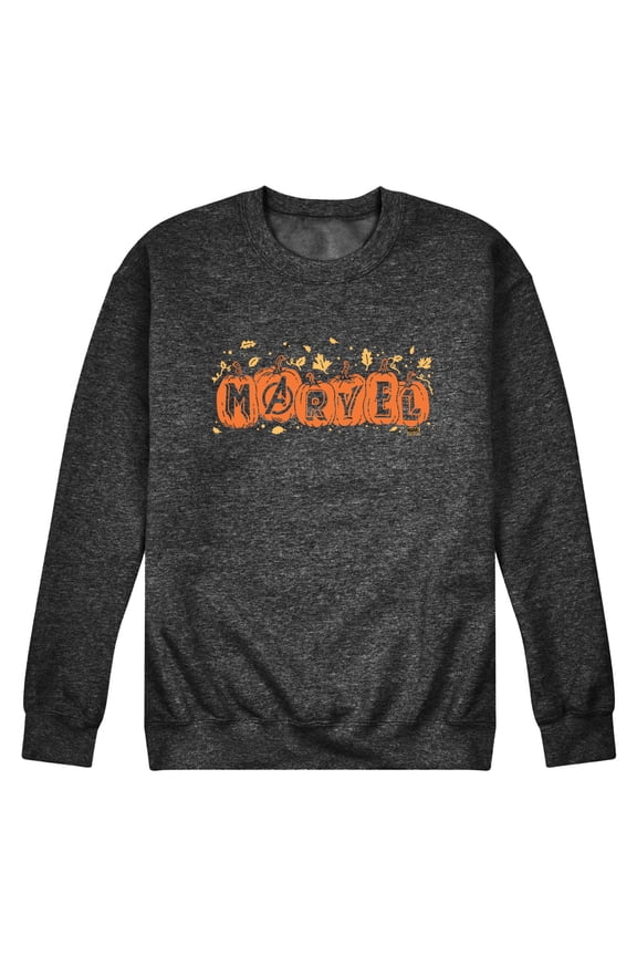 - Pumpkin - Men's Crewneck Fleece Sweatshirt