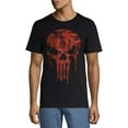 thumbnail image 1 of Marvel Punisher Seeing Red Men's and Big Men's Graphic Tee Shirt, Sizes S-6XL, Marvel Mens T-Shirts, 1 of 7