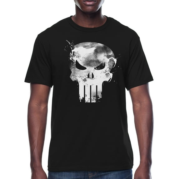 Marvel Punisher Skull Men's Graphic T-Shirt, Sizes SM-3XL