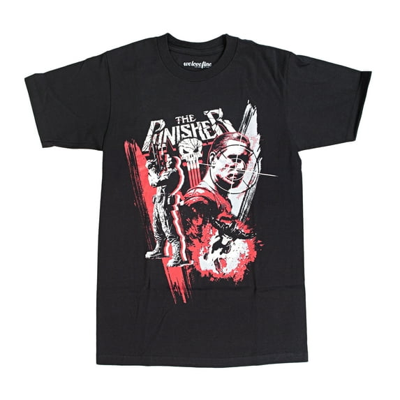 Marvel Punisher Trio Trash Graphic T-Shirt | S