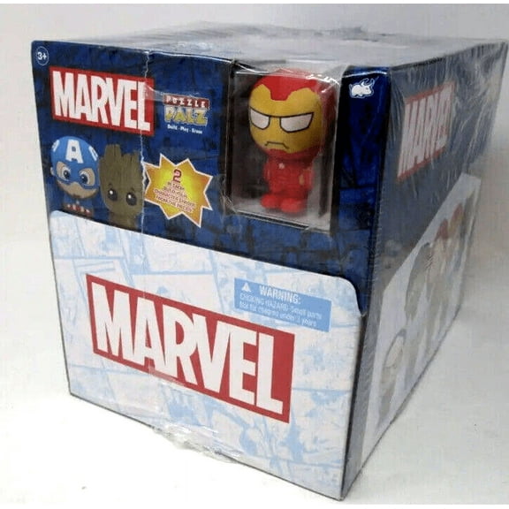 Marvel Puzzle Pals New in Box Case Bullsitoy Eraser 2-Piece Mix n Match
