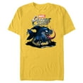 thumbnail image 1 of Marvel Puzzle Quest Jeff Land Shark Jeffrey Symbiote Floatie - Short Sleeve Blended T-Shirt for Adults - Customized-Yellow, 1 of 5