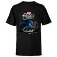 thumbnail image 1 of Marvel Puzzle Quest Jeff Land Shark Jeffrey Symbiote Floatie - Short Sleeve T-Shirt for Kids - Customized-Black, 1 of 5