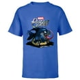 thumbnail image 1 of Marvel Puzzle Quest Jeff Land Shark Jeffrey Symbiote Floatie - Short Sleeve T-Shirt for Kids - Customized-Royal, 1 of 5