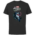 thumbnail image 1 of Marvel Puzzle Quest Jeff the Land Shark Jeffrey Symbiote - Short Sleeve Cotton T-Shirt for Adults - Customized-Black, 1 of 5