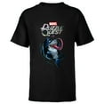 thumbnail image 1 of Marvel Puzzle Quest Jeff the Land Shark Jeffrey Symbiote - Short Sleeve T-Shirt for Kids - Customized-Black, 1 of 5