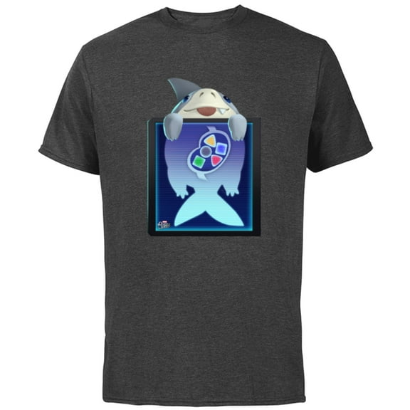 Marvel Puzzle Quest Jeffrey Land Shark Jeff! Don’t Eat That! - Short Sleeve Cotton T-Shirt for Adults - Customized-Charcoal Heather