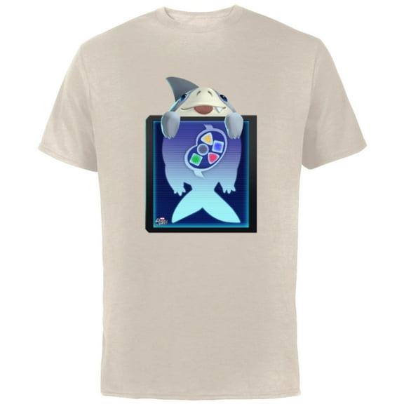 Marvel Puzzle Quest Jeffrey Land Shark Jeff! Don’t Eat That! - Short Sleeve Cotton T-Shirt for Adults - Customized-Natural